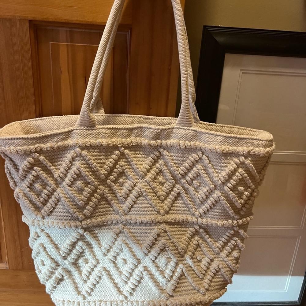 All purpose Cream Tote Bag